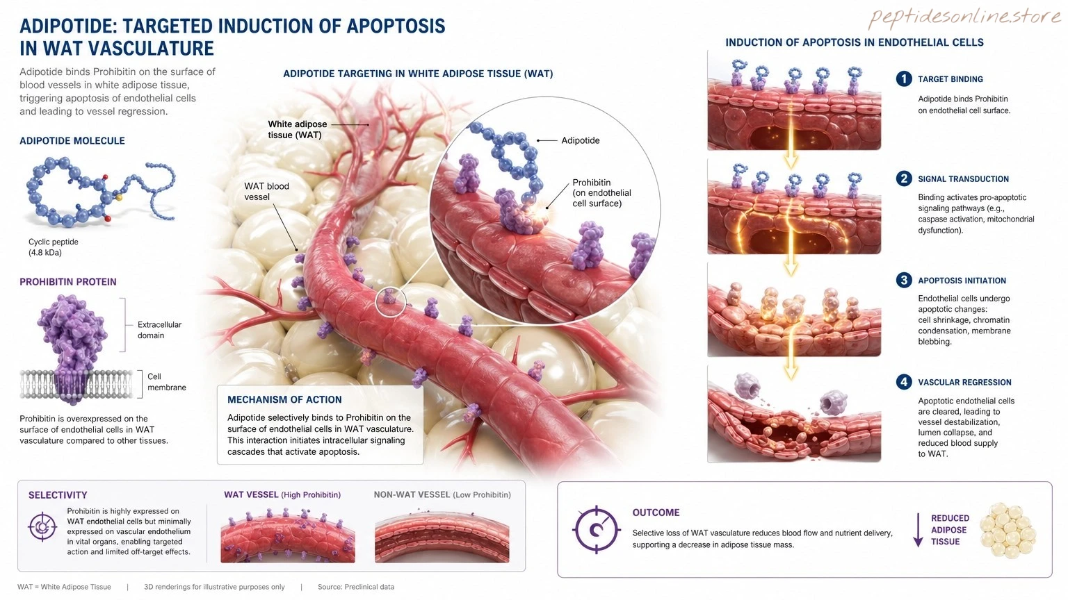Adipotide - Mechanism of Action