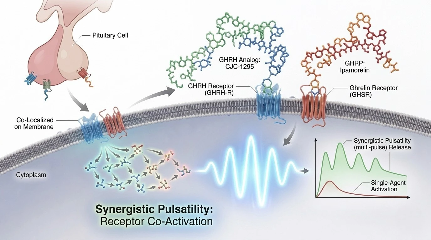 Mechanism of Action of CJC-1295 (No DAC) + Ipamorelin