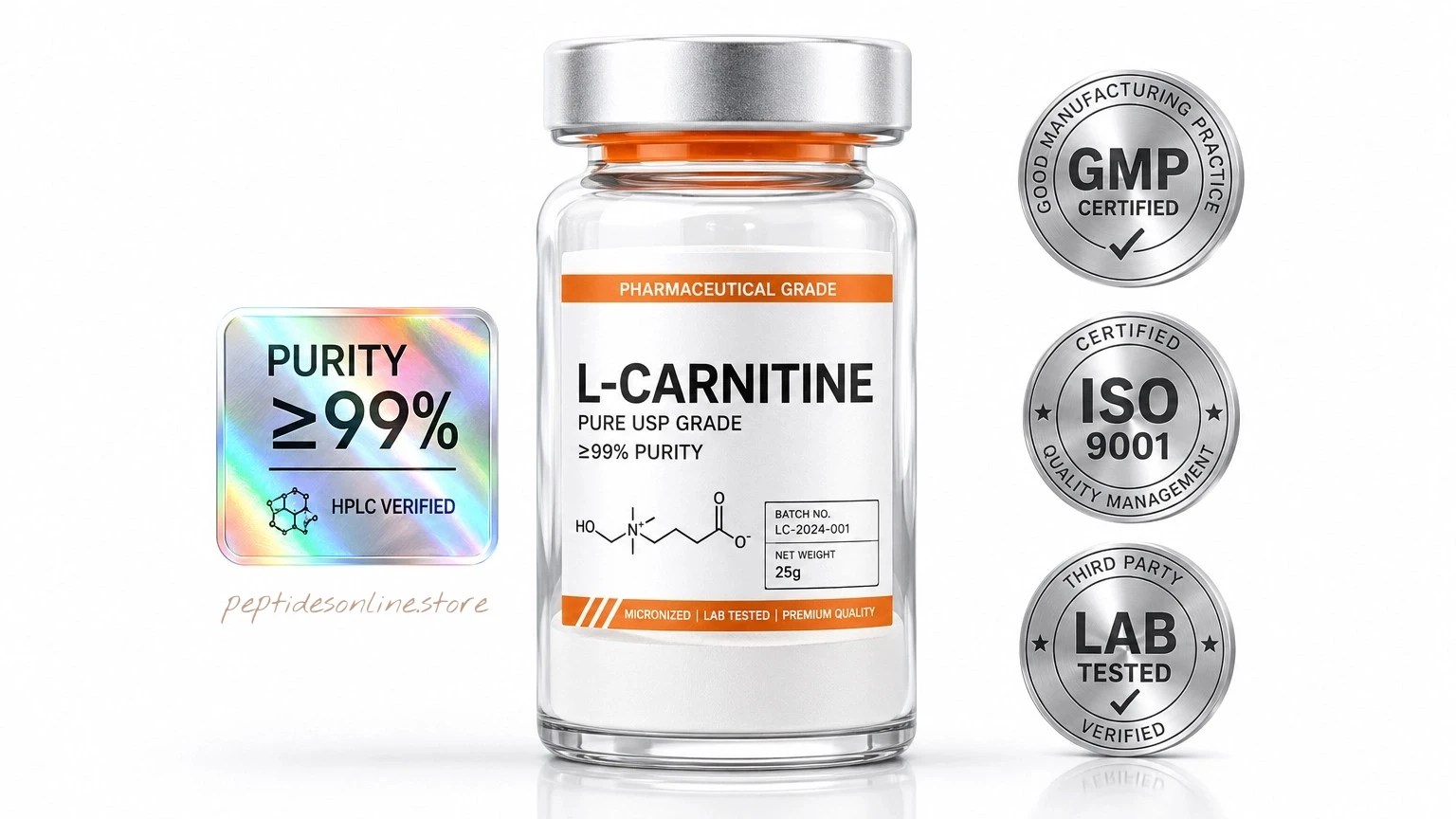 L-carnitine (Levocarnitine)-Vial